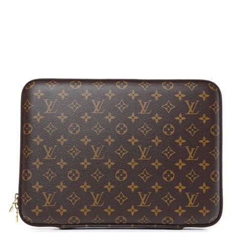 fashionphile monogram laptop sleeve.